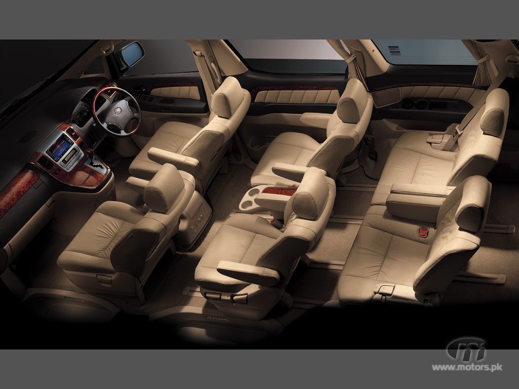 toyota alphard inner view